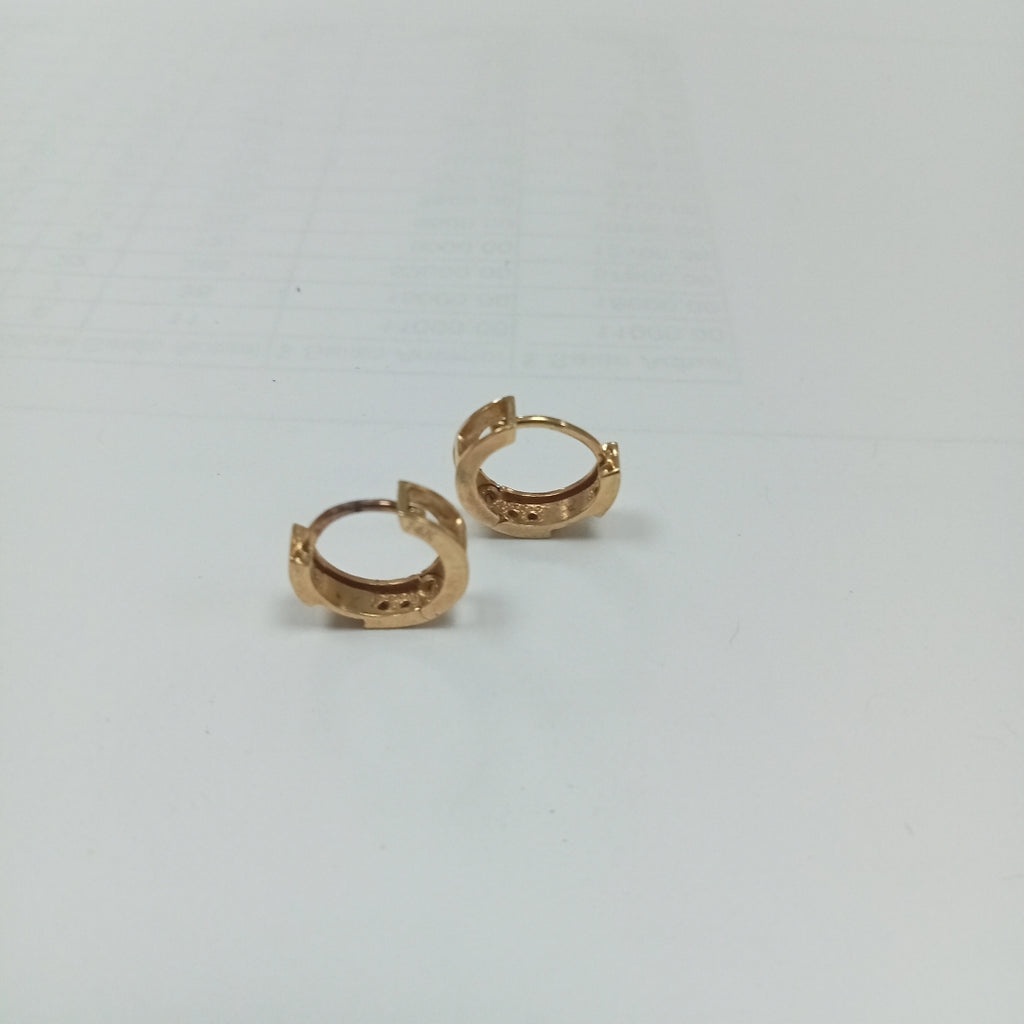 ARRACADAS PAR ORO 14 K 1.7 GRMS (SEMINUEVO)