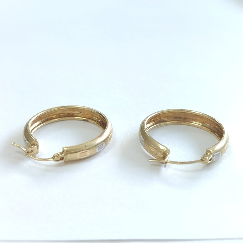 ARRACADAS PAR ORO 14 K 3.1 GRMS (SEMINUEVO)