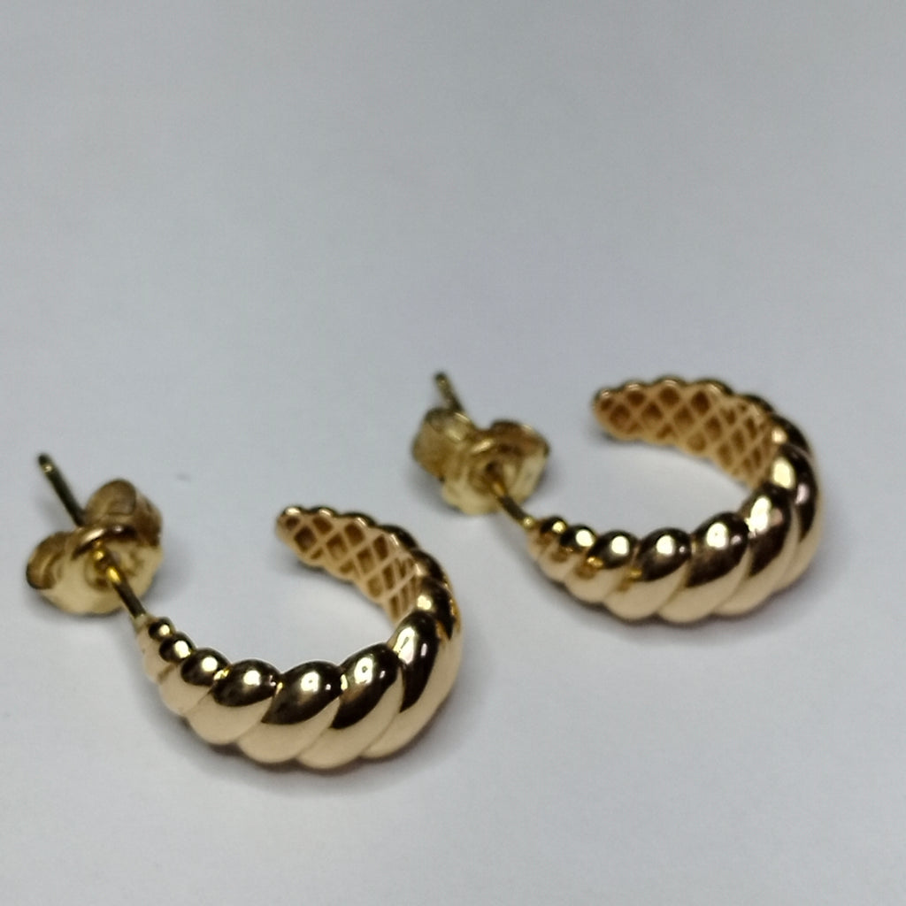 BROQUELES PAR ORO 14 K 2,70 GRMS (SEMINUEVO)