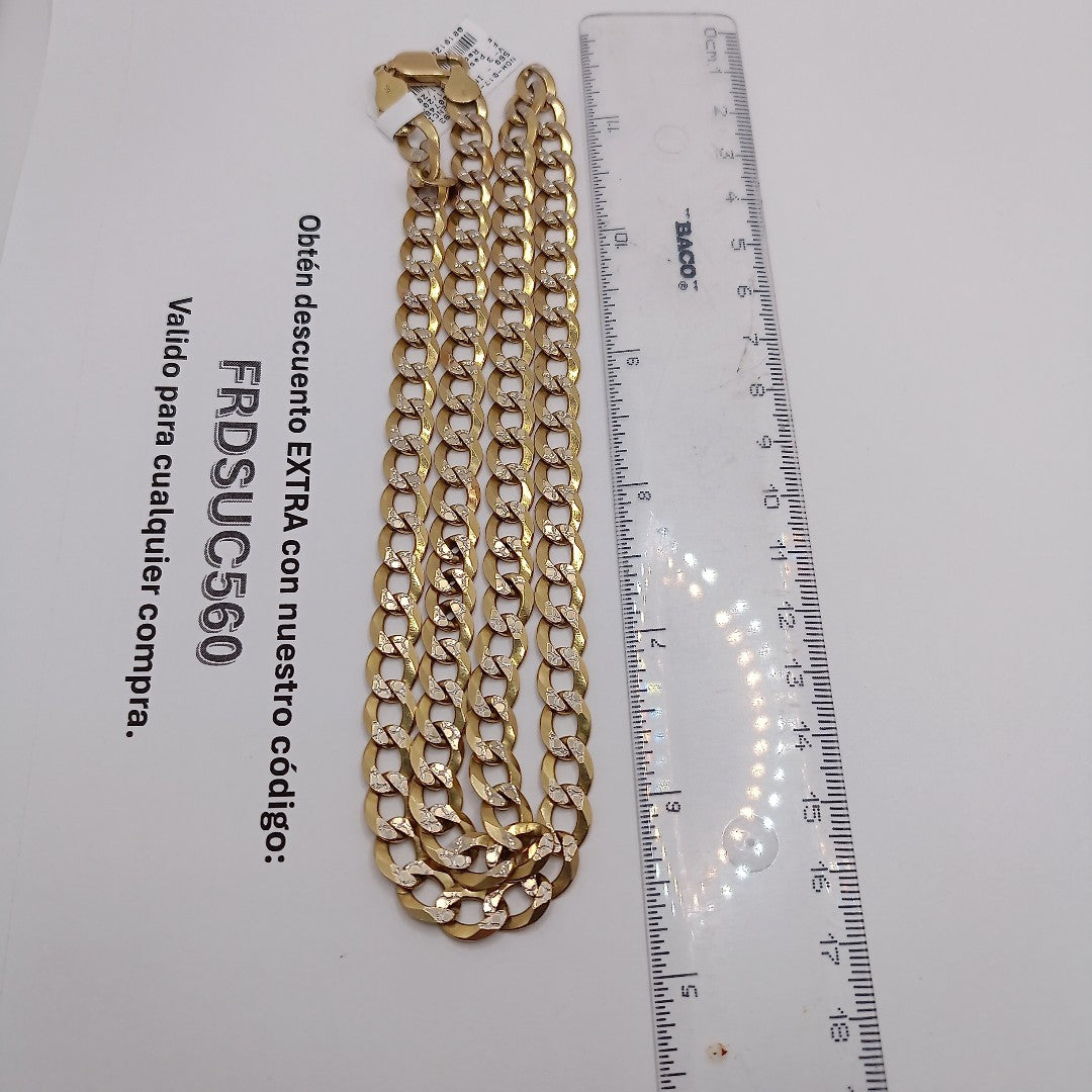 K1 53,00 GRMS 14 K ESPECIFICACIONES COMPLEMENTARIAS CADENA TEJIDO ESLABONES GRU (SEMINUEVO)