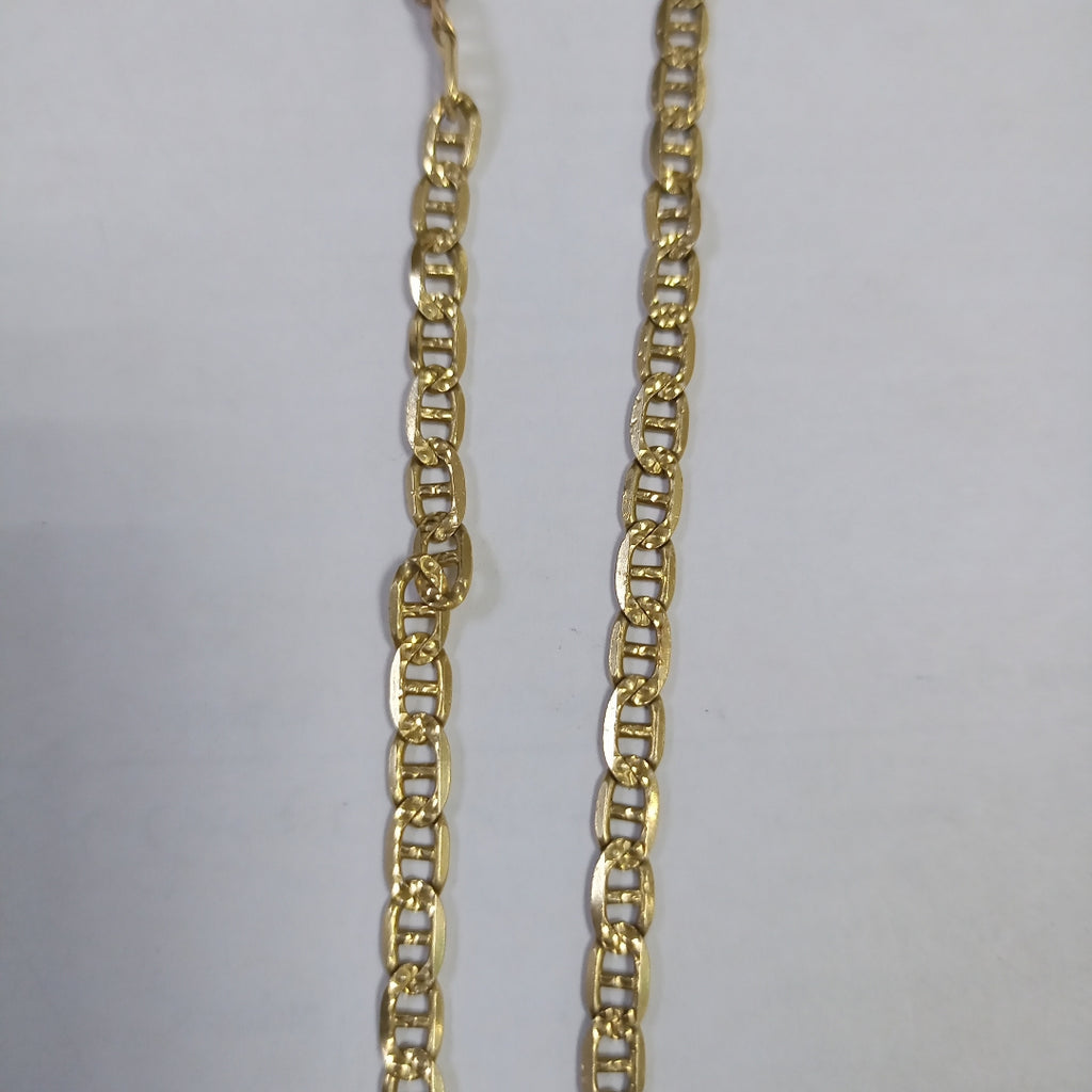 K1 15,50 GRMS 14 K ESPECIFICACIONES COMPLEMENTARIAS CADENA TEJIDO EGIPCIO BUEN (SEMINUEVO)