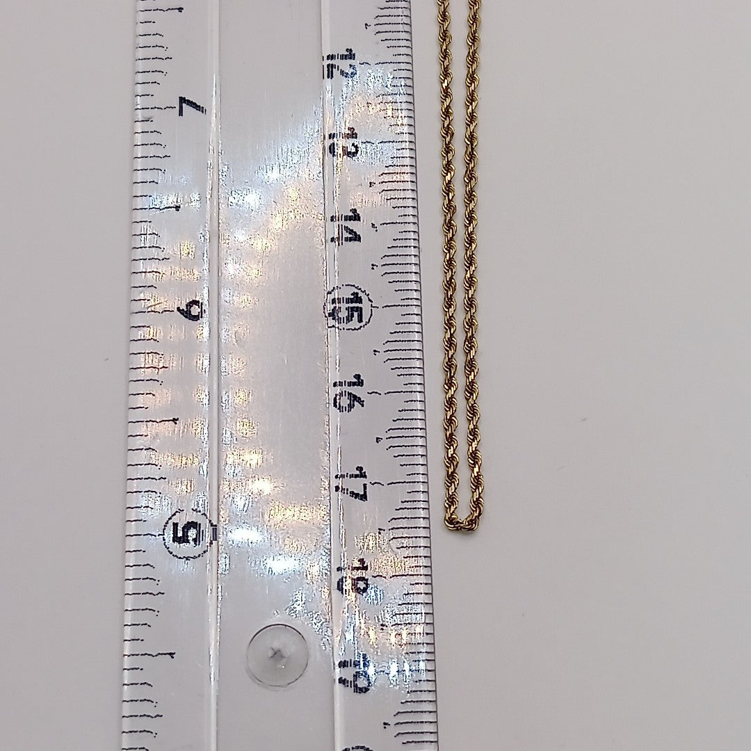 K1 3,00 GRMS 14 K ESPECIFICACIONES COMPLEMENTARIAS CADENA TORZAL DELGADA Y CORTA (SEMINUEVO)