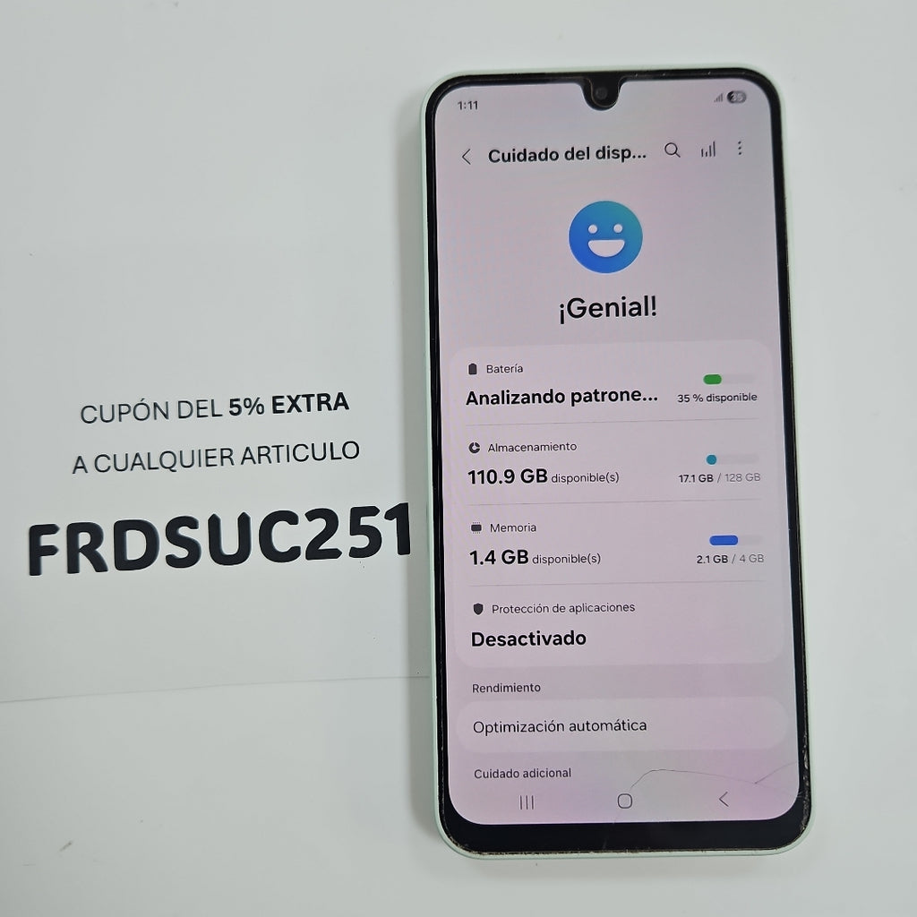 CELULAR SAMSUNG GALAXY A16 SM-A165M (2024) 128 GB 4 GB RAM (SEMINUEVO)