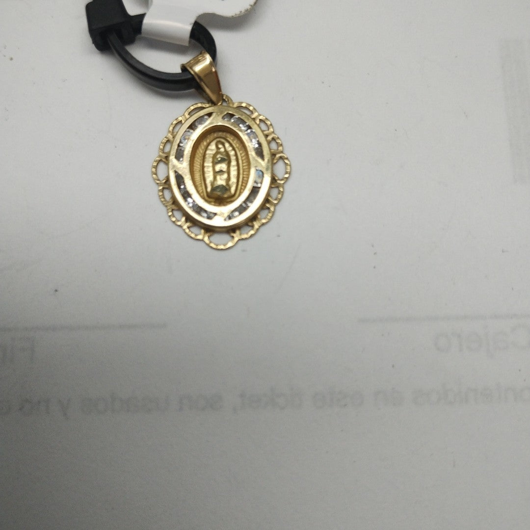 K1 0,80 GRMS 10 K ESPECIFICACIONES COMPLEMENTARIAS MEDALLA RELIGIOSA IMAGEN VIRGE (SEMINUEVO)
