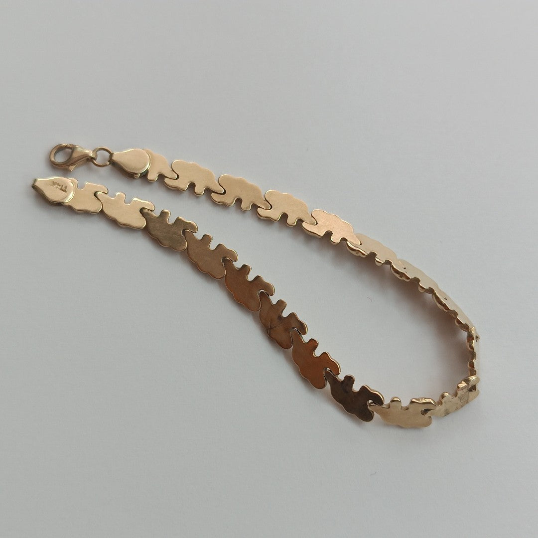 PULSERA ORO 14 K 5.7 GRMS (SEMINUEVO)