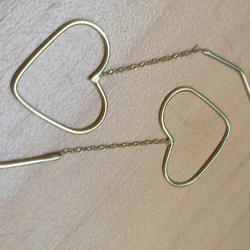 VIOLADORES PAR ORO 14 K 1,20 GRMS (SEMINUEVO)