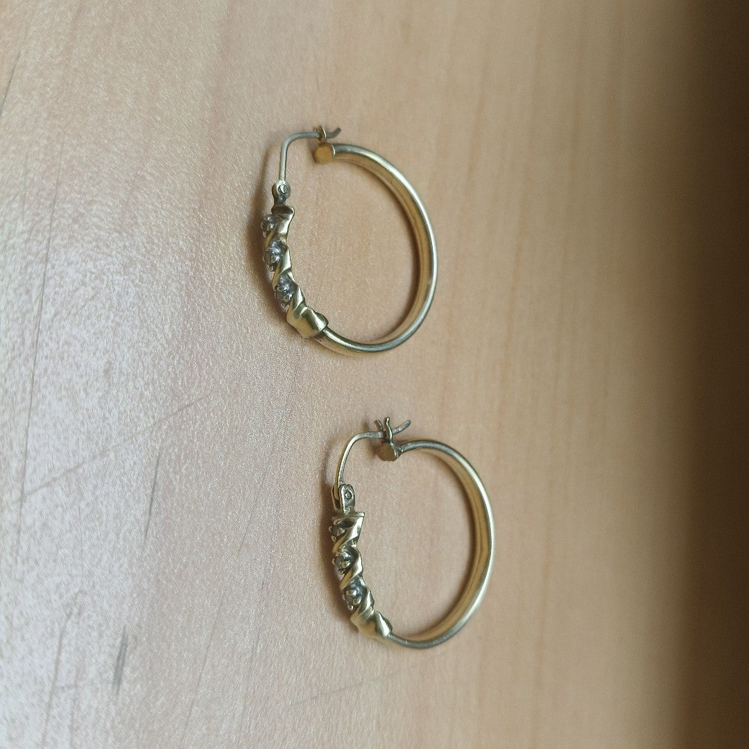 ARRACADAS PAR ORO 14 K 3,20 GRMS (SEMINUEVO)