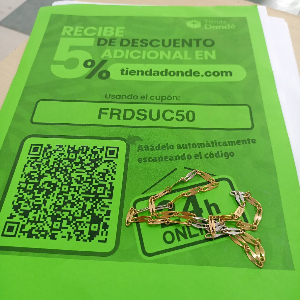 CADENA ORO 18 K 12 GRMS (SEMINUEVO)