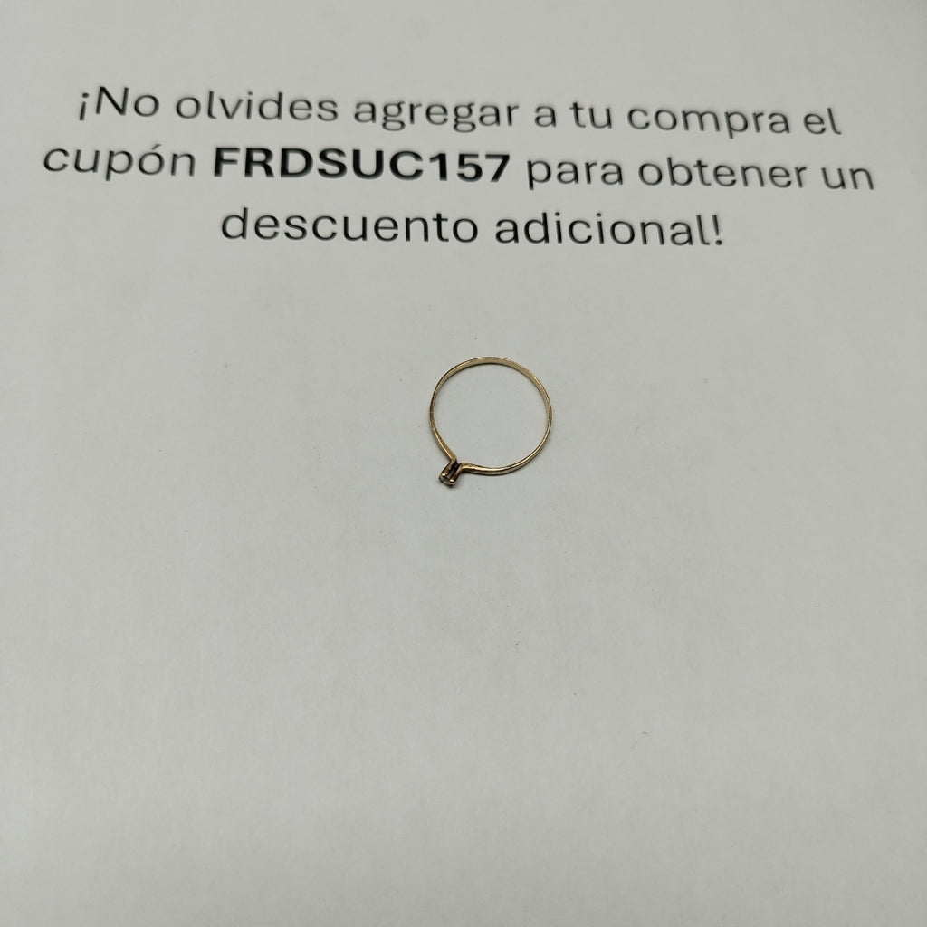 SOLITARIO ORO 10 K 0.6 GRMS (SEMINUEVO)