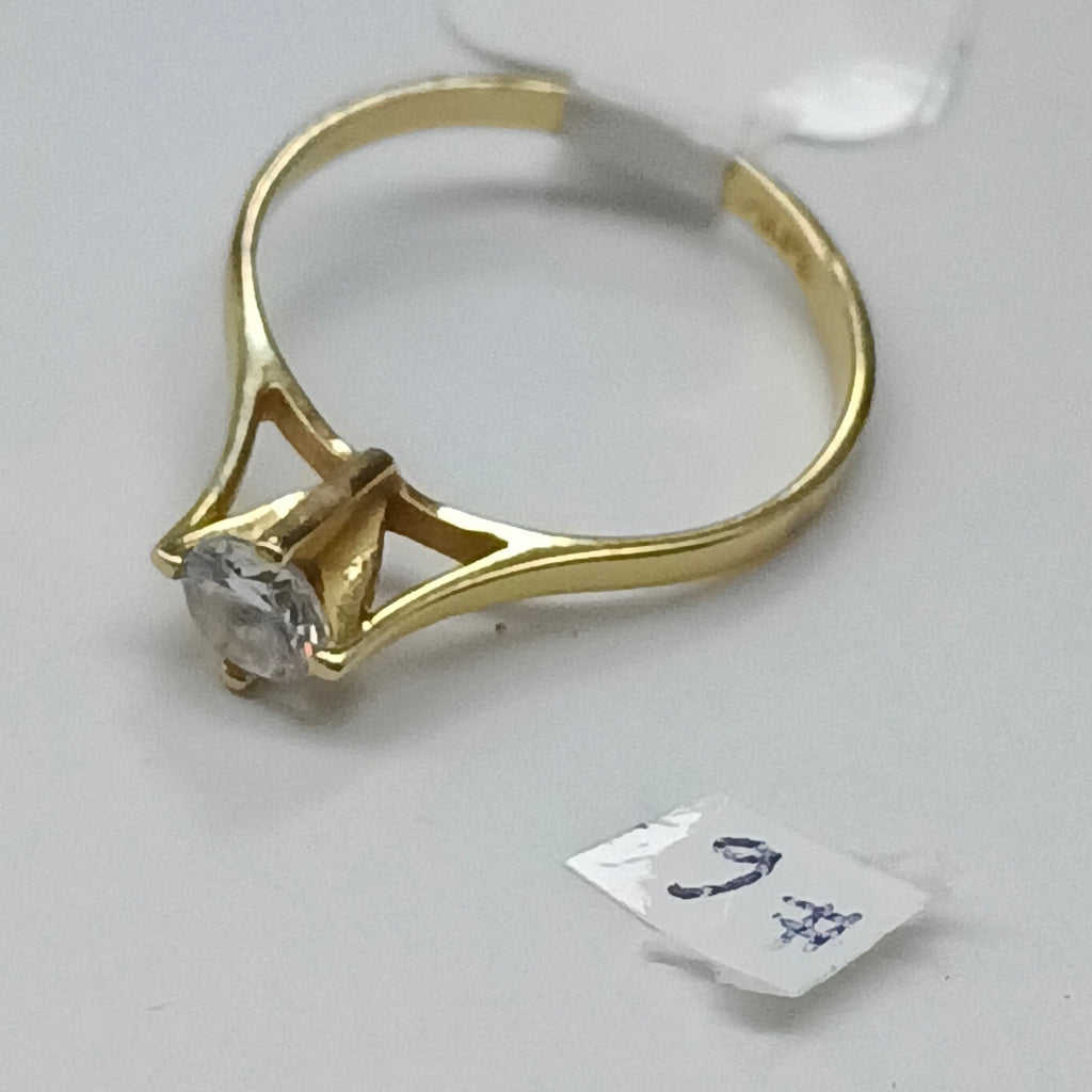K1 1,50 GRMS 14 K ESPECIFICACIONES COMPLEMENTARIAS ANILLITO CON CIRCONIA (SEMINUEVO)