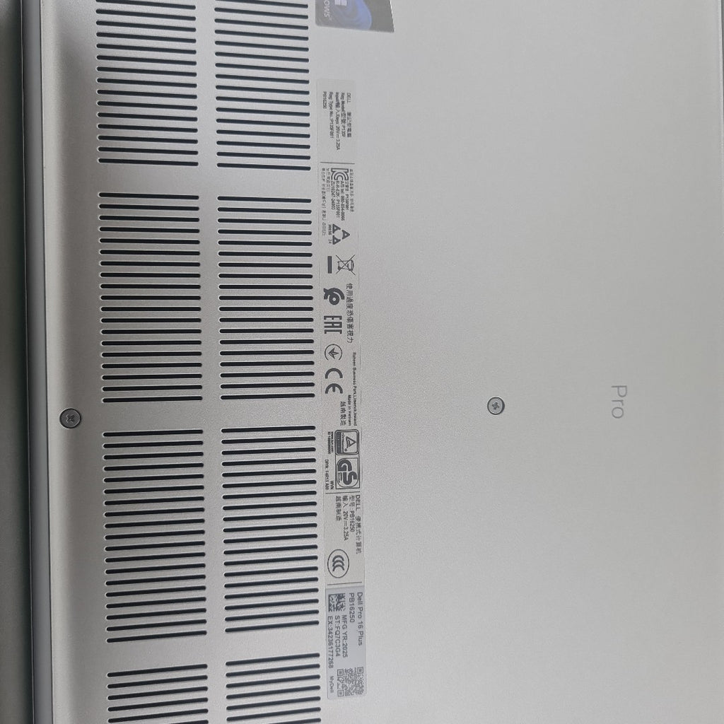 LAPTOP DELL PRO 16 PLUS PB16250 (2025) 1 TB SSD 16 GB RAM (SEMINUEVO)