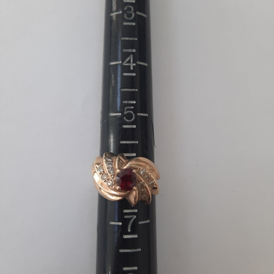 ANILLO ORO 14 K 5,60 GRMS (SEMINUEVO)