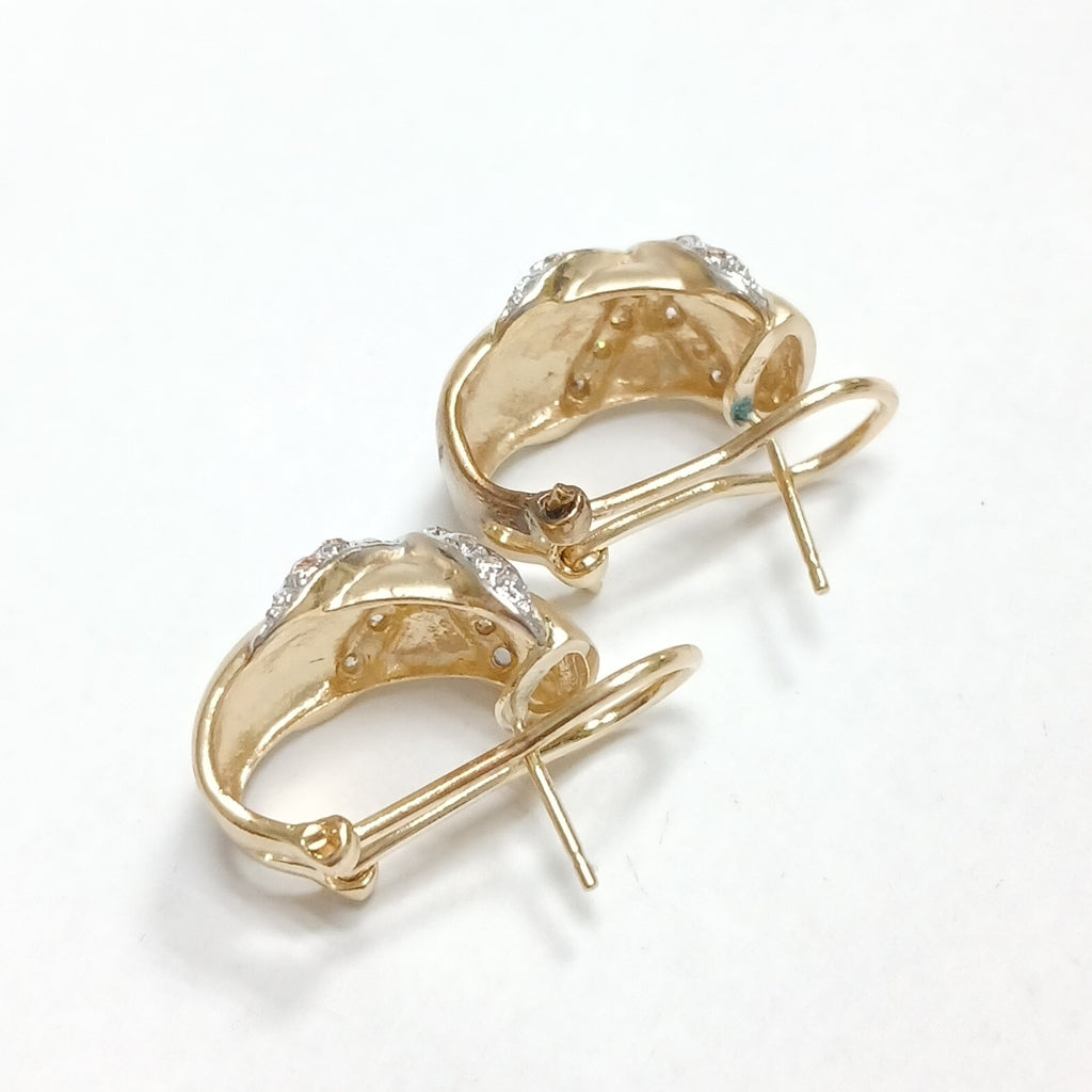 ARETES PAR ORO 14 K 6 GRMS (SEMINUEVO)
