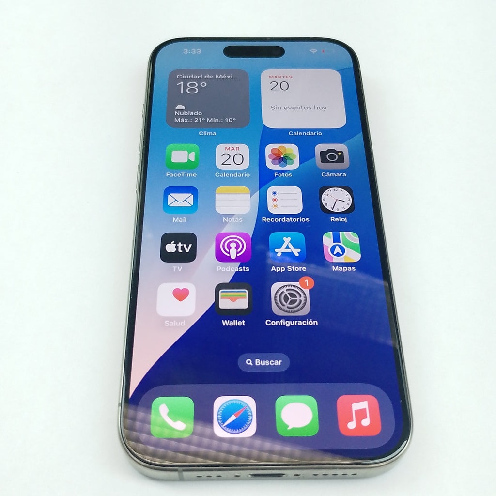 CELULAR APPLE IPHONE 15 PRO A3101 128 GB 8 GB RAM (SEMINUEVO)