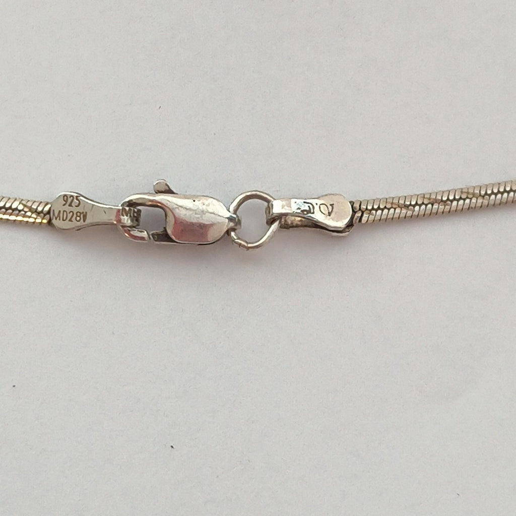 CADENA, DIJE PLATA 11 GRMS (SEMINUEVO)