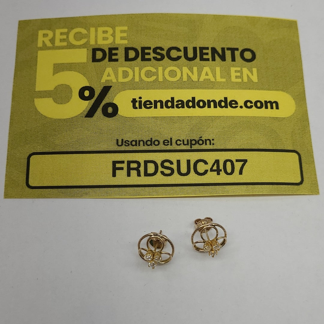 BROQUELES PAR ORO 10 K 1.2 GRMS (SEMINUEVO)