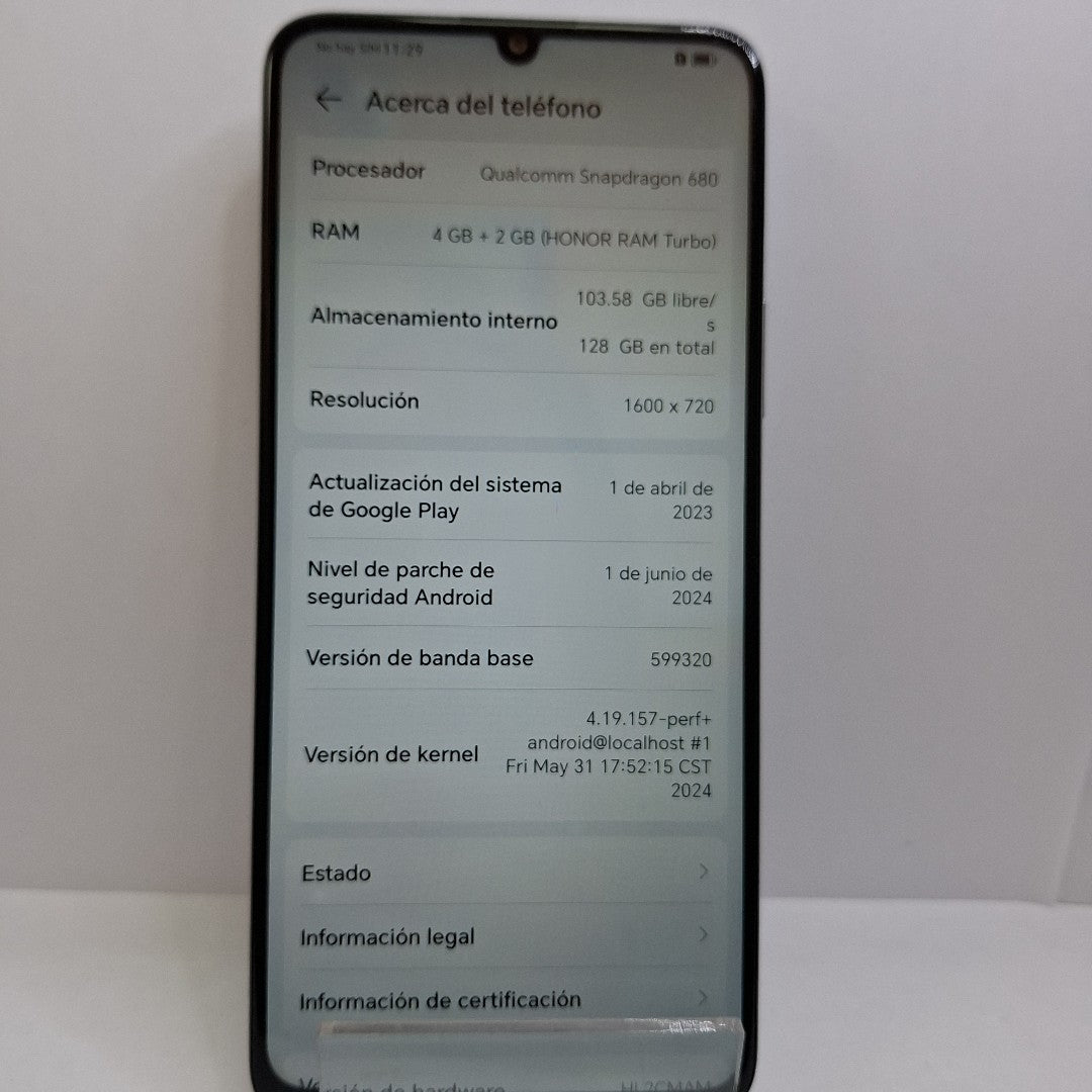 CELULAR HONOR X7 CMA-LX3 128 GB 4 GB RAM (SEMINUEVO)