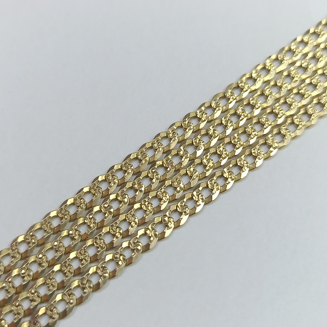 K1 10,80 GRMS 14 K ESPECIFICACIONES COMPLEMENTARIAS CADENA TEJIDO ESLABONES 14 (SEMINUEVO)