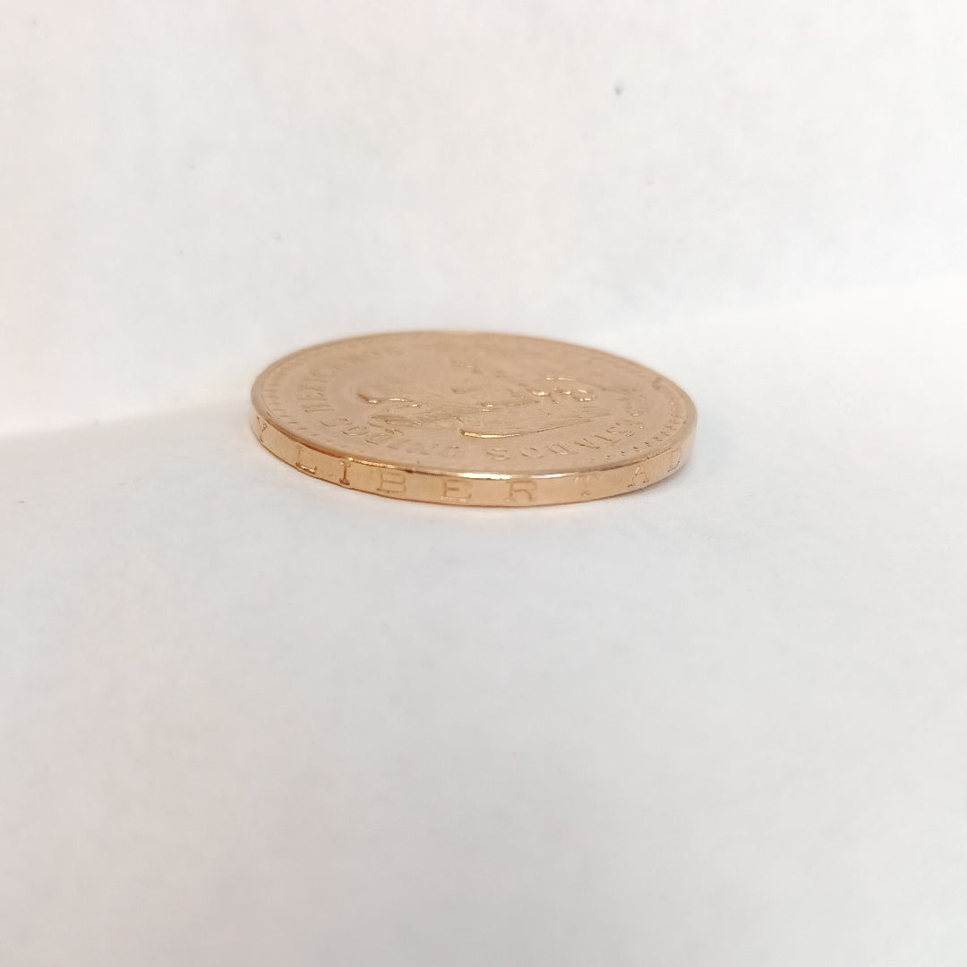 K1 41.6 GRMS 21 K IDENTIFICACIÓN MONEDA NOMINATIVA MONEDAS PESOS 50 PESO (SEMINUEVO)