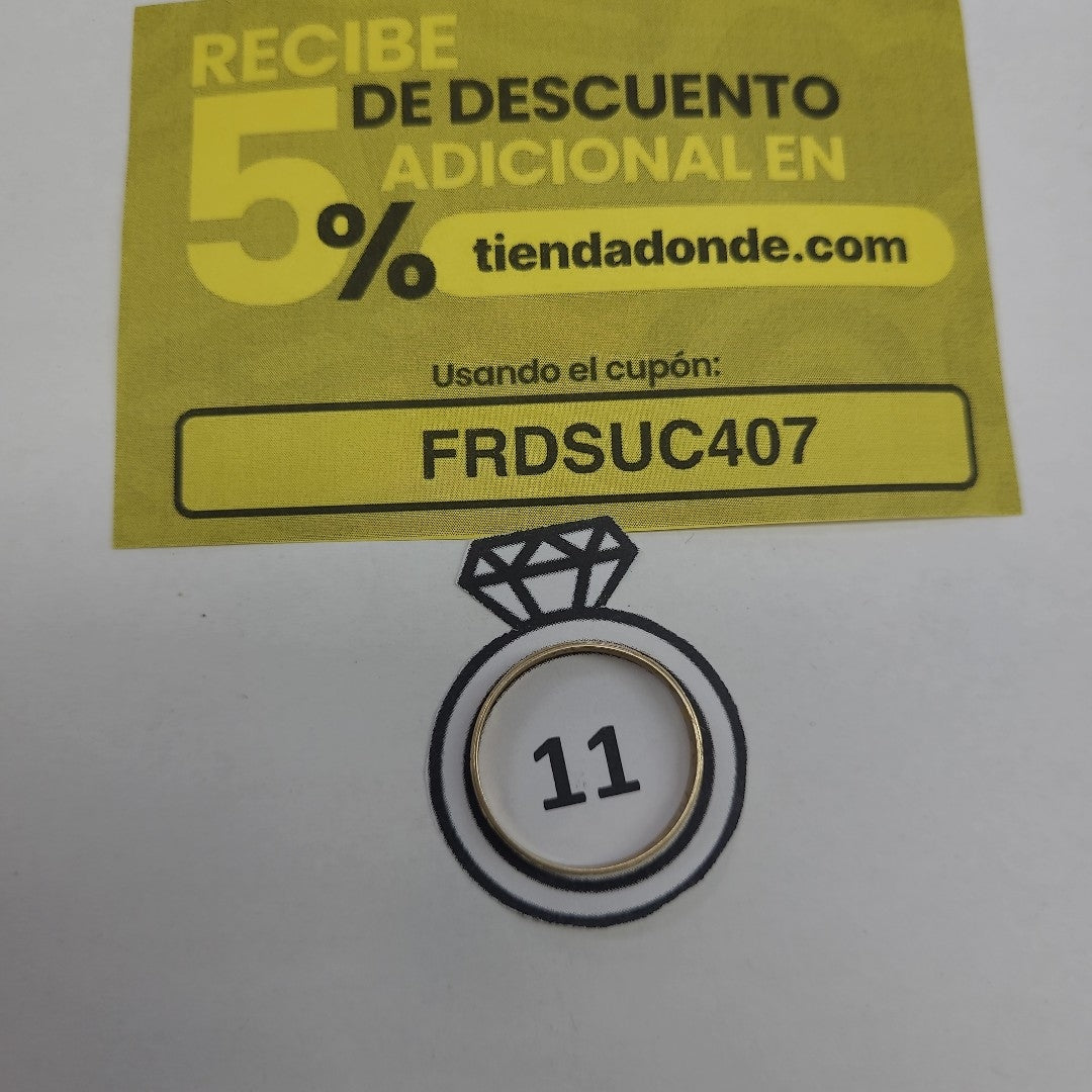 ARGOLLA ORO 10 K 1.5 GRMS (SEMINUEVO)