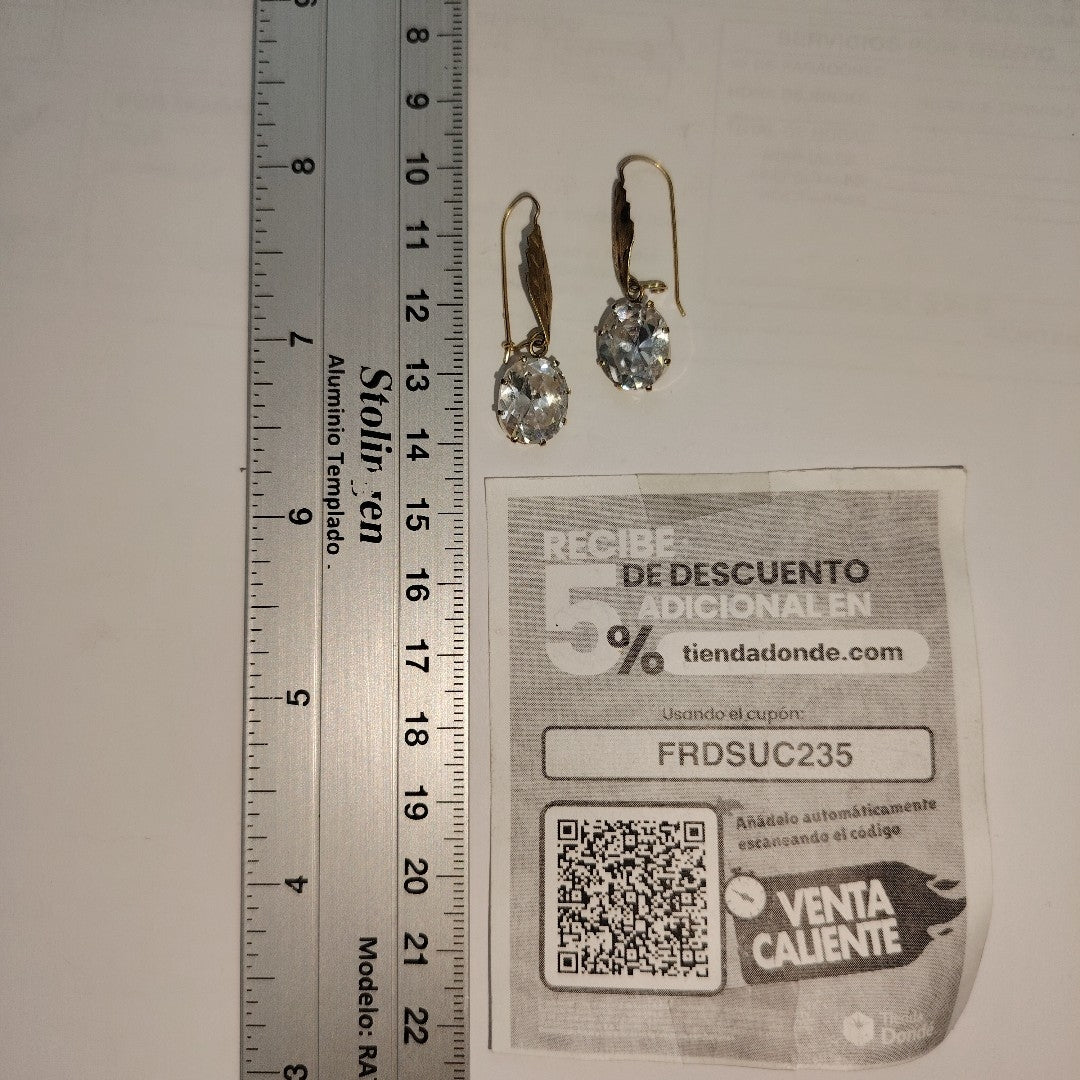 ARETES PAR ORO 10 K 4.4 GRMS (SEMINUEVO)