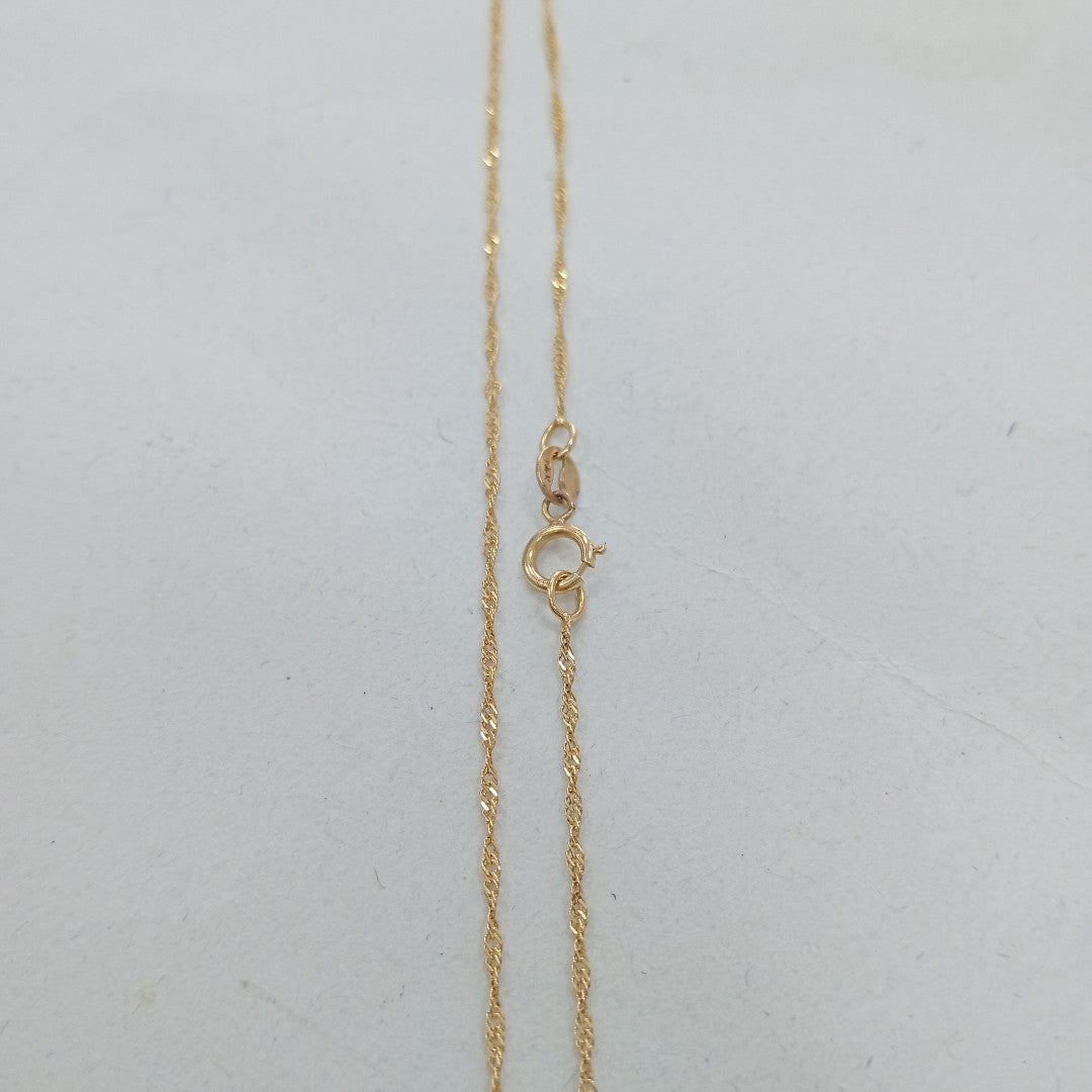 CADENA ORO 14 K 0,90 GRMS (SEMINUEVO)