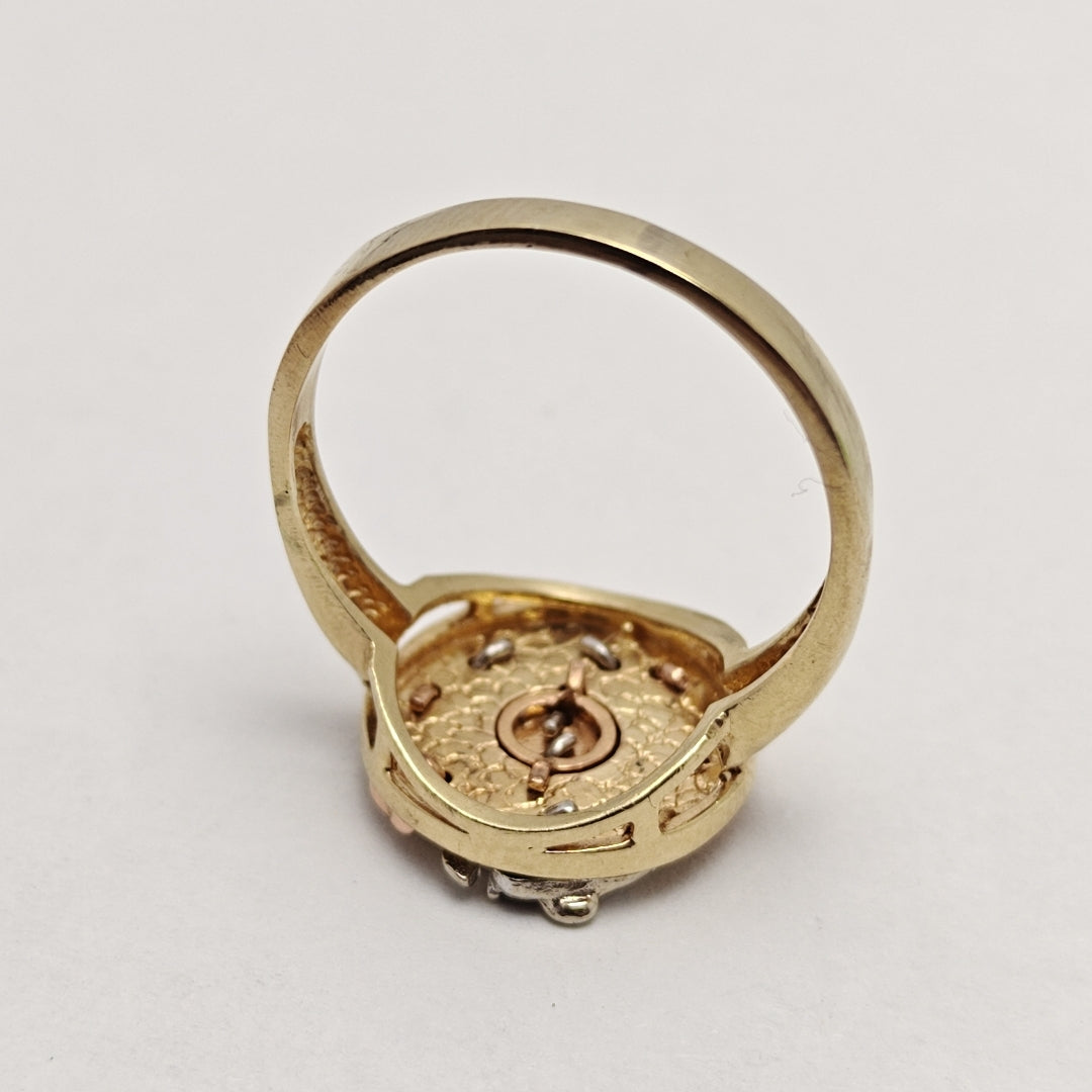 K1 4,50 GRMS 14 K ESPECIFICACIONES COMPLEMENTARIAS ANILLITO DE LA SUERTE ORO CO (SEMINUEVO)