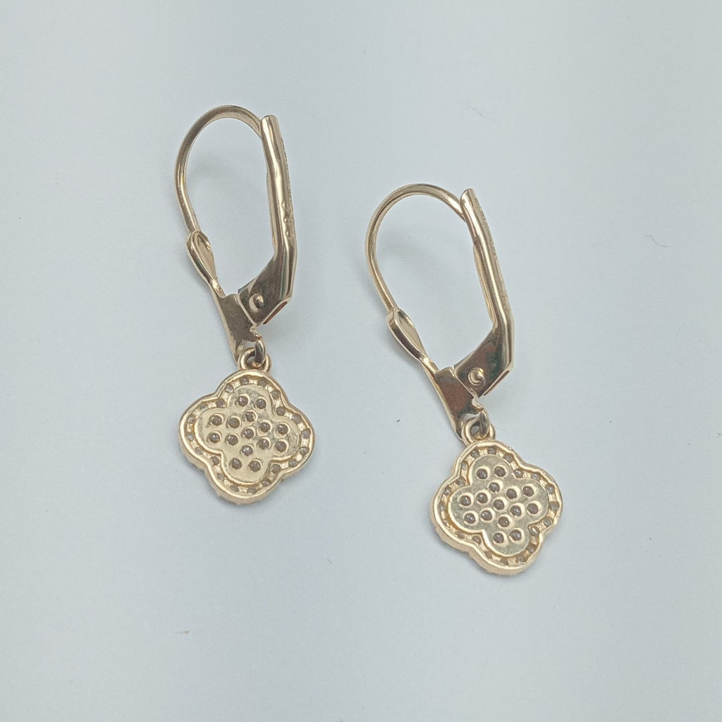 BROQUELES ORO 14K 2.3 (NUEVO)