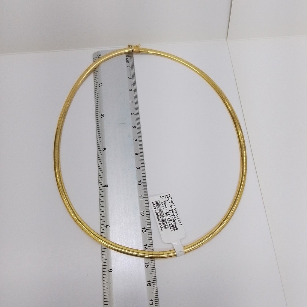 K1 34,40 GRMS 18 K ESPECIFICACIONES COMPLEMENTARIAS GARGANTILLA HECHURA ESPECIA (SEMINUEVO)