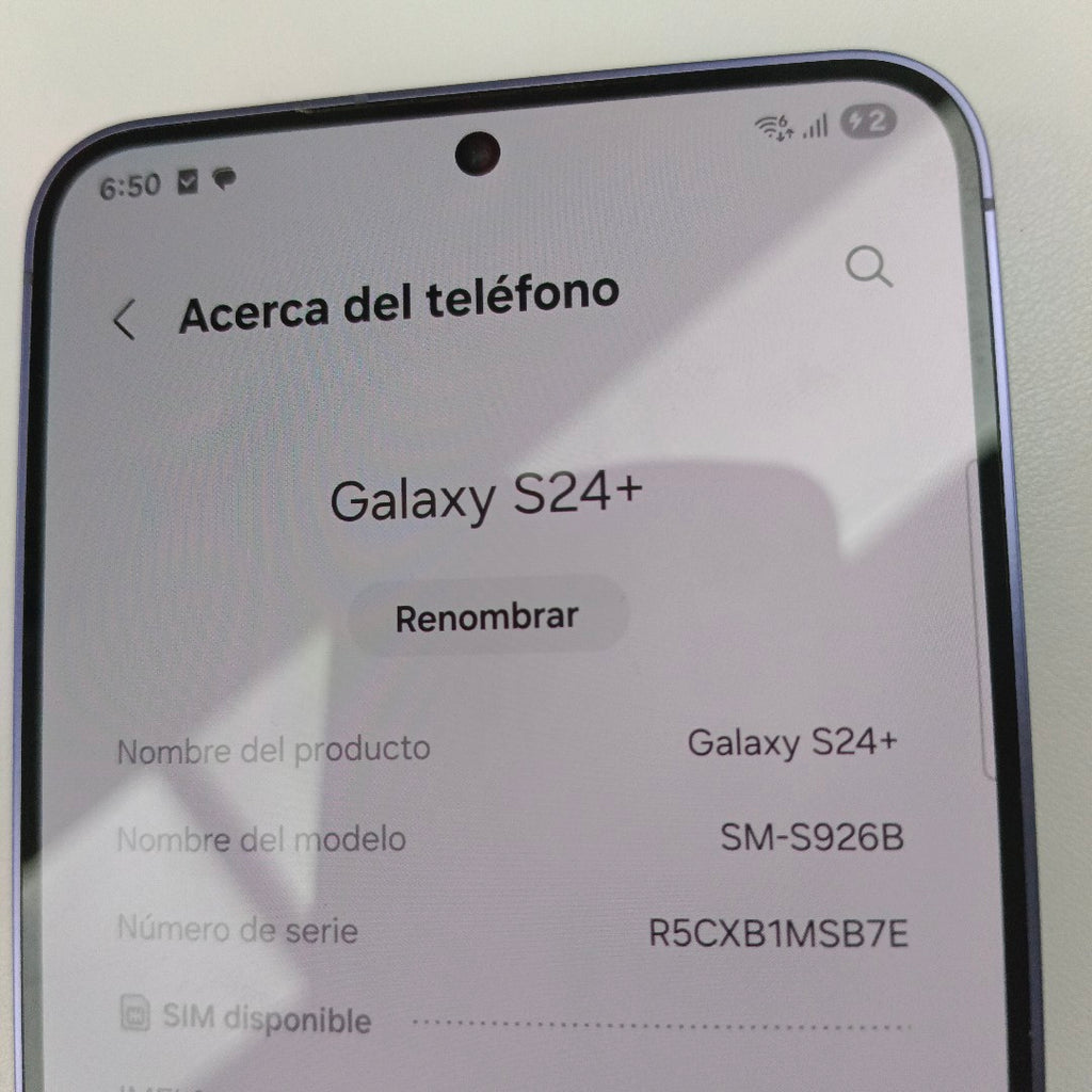 CELULAR SAMSUNG GALAXY S24 + SM-S926B (2024) 256 GB 12 GB RAM (SEMINUEVO)