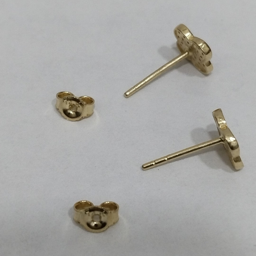 BROQUELES ORO 14K 1.1 (NUEVO)