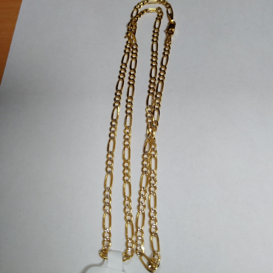 CADENA TEJIDO 3X1 8.4G 55 CM 14K (NUEVO)