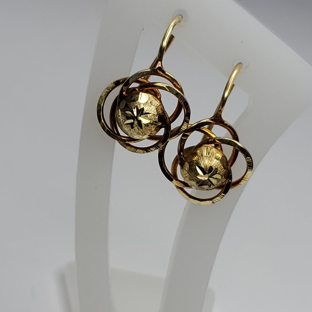 ARETES PAR ORO 10 K 3,00 GRMS (SEMINUEVO)