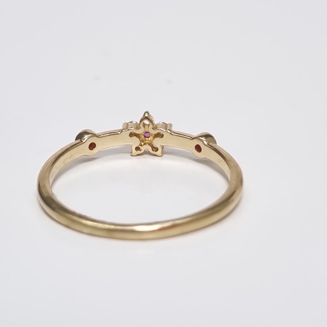 ANILLOS DAMA ORO 14K 1.5 (NUEVO)