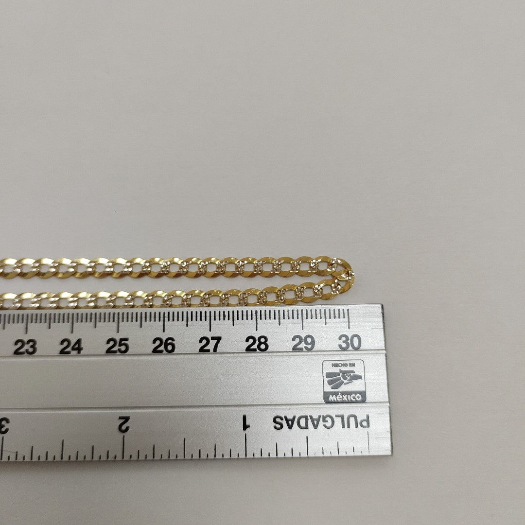 K1 11,60 GRMS 10 K ESPECIFICACIONES COMPLEMENTARIAS CADENA PLANCHADA DIAMANTADA (SEMINUEVO)