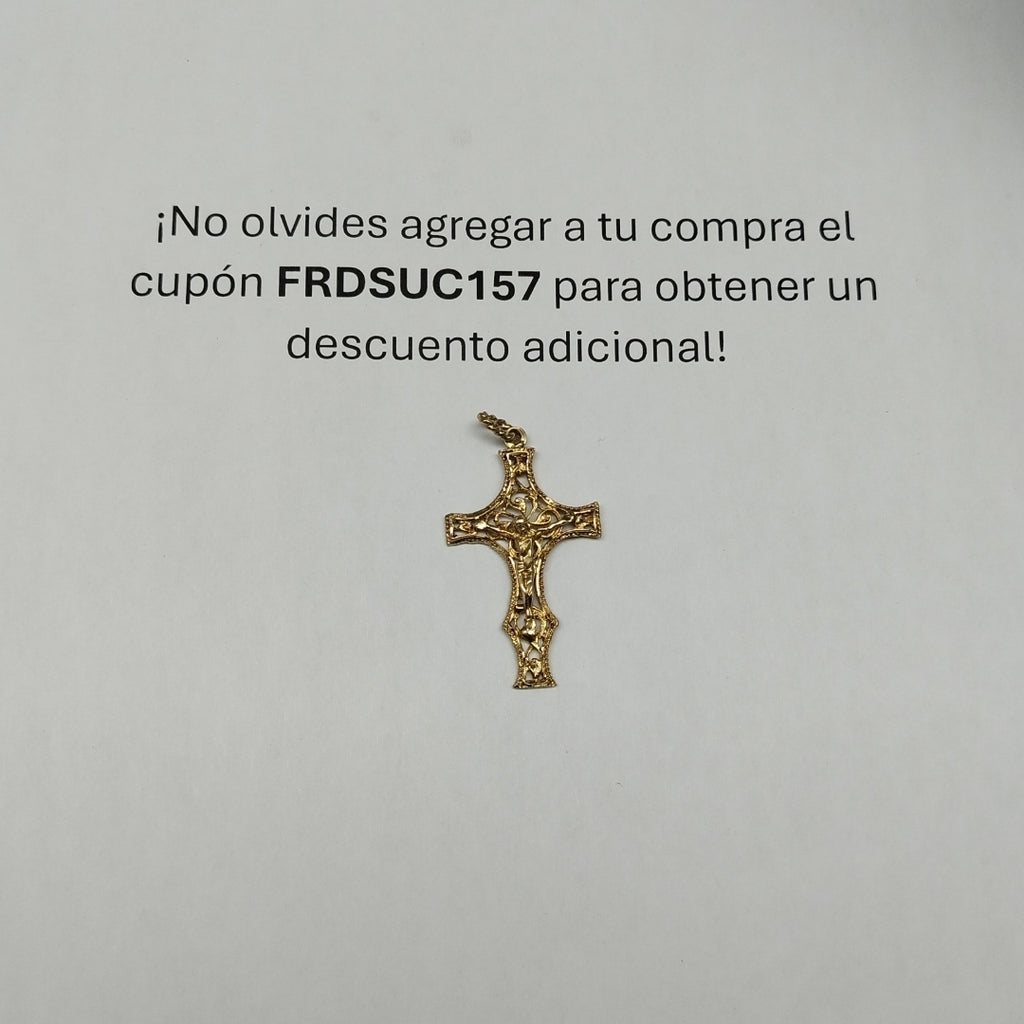 K1 5,60 GRMS 14 K ESPECIFICACIONES COMPLEMENTARIAS CRUCIFIJO (SEMINUEVO)