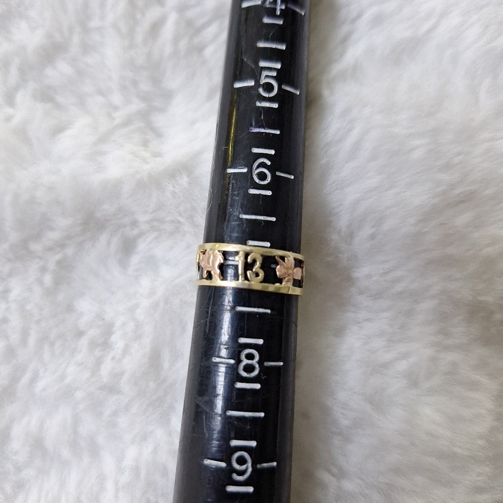 ARGOLLA DE LA SUERTE ORO 10 K 1.6 GRMS (SEMINUEVO)