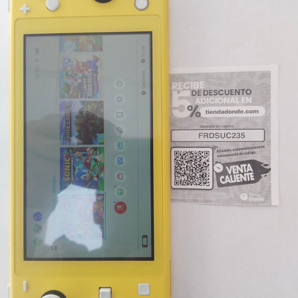 CONSOLA DE VIDEOJUEGO NINTENDO SWITCH LITE 32 GB (SEMINUEVO)