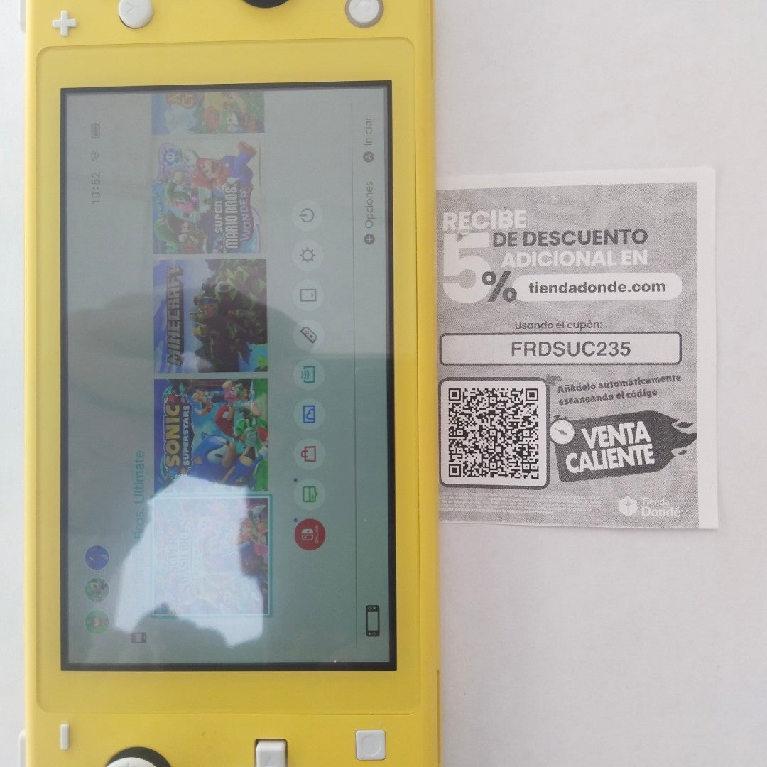 CONSOLA DE VIDEOJUEGO NINTENDO SWITCH LITE 32 GB (SEMINUEVO)