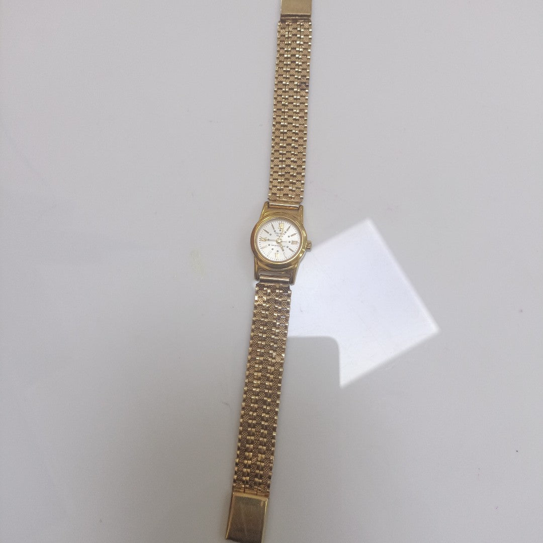 RELOJ CAJA ACERO PULSO ORO ORO 10 K 23.2 GRMS (SEMINUEVO)