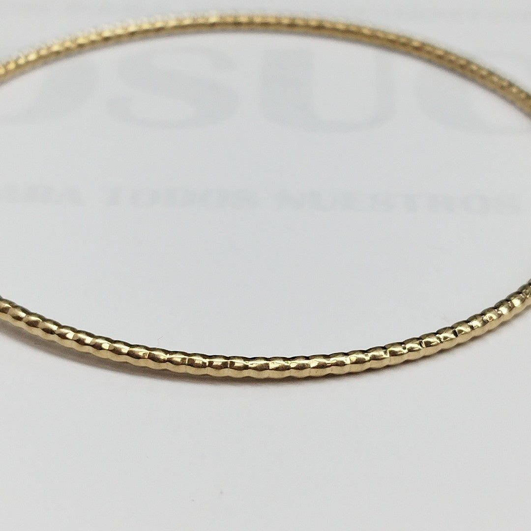 PULSERA RIGIDA ORO 14 K 1,50 GRMS (SEMINUEVO)