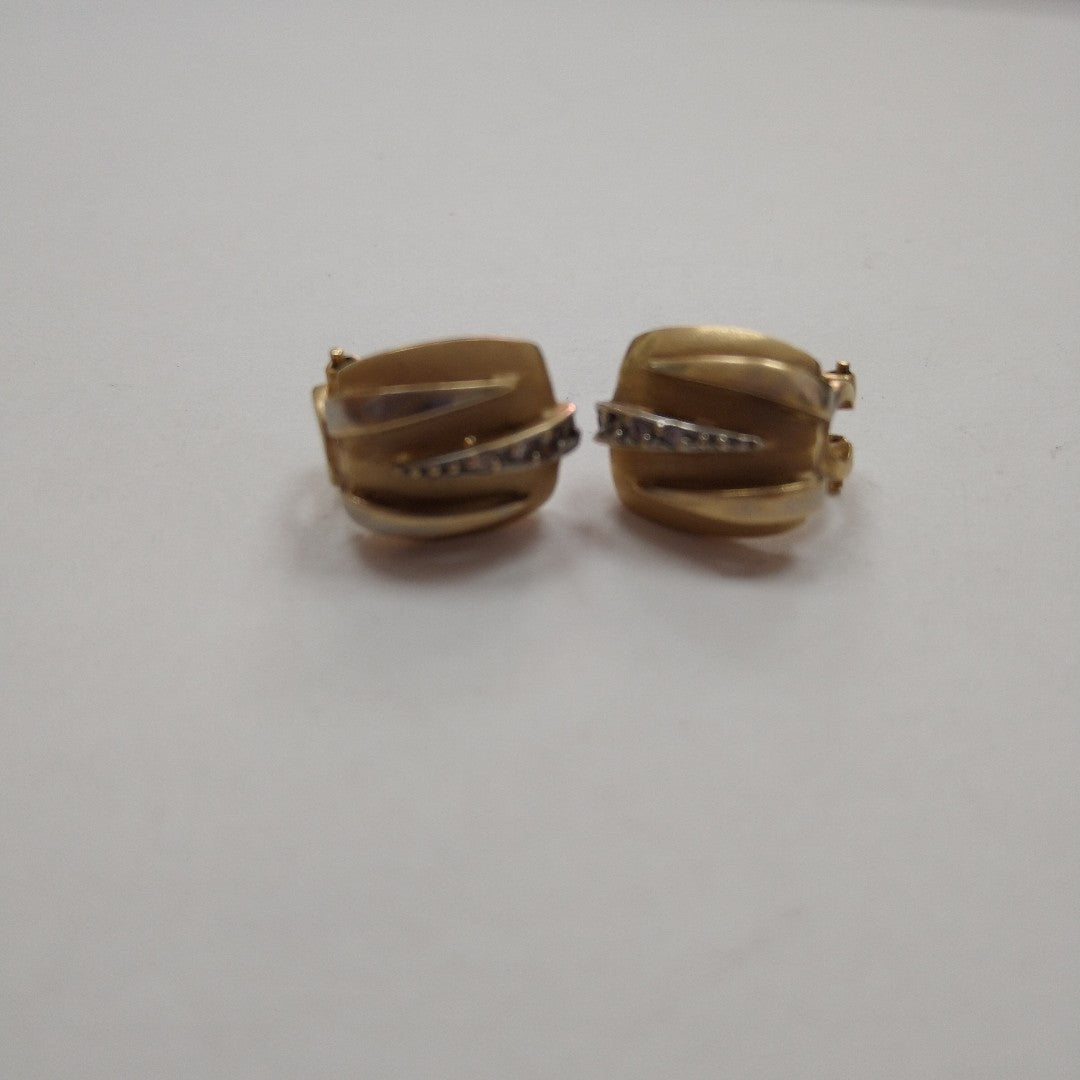 ARETES PAR ORO 14 K 8,20 GRMS (SEMINUEVO)
