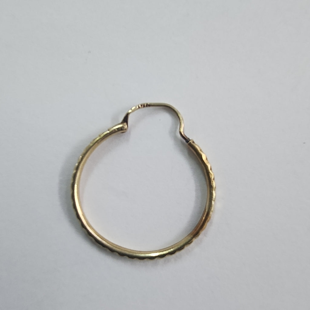 ARRACADAS PAR ORO 14 K 1 GRMS (SEMINUEVO)