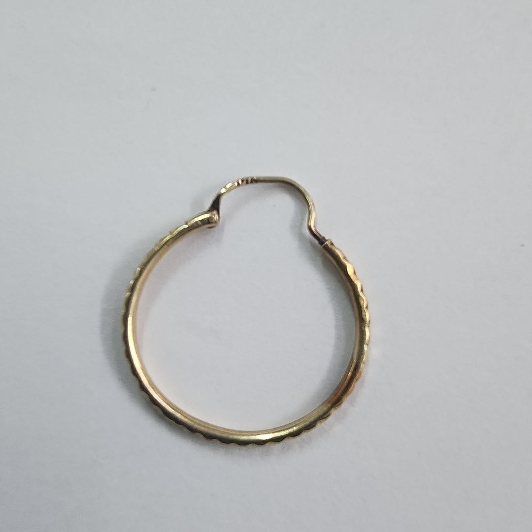 ARRACADAS PAR ORO 14 K 1 GRMS (SEMINUEVO)