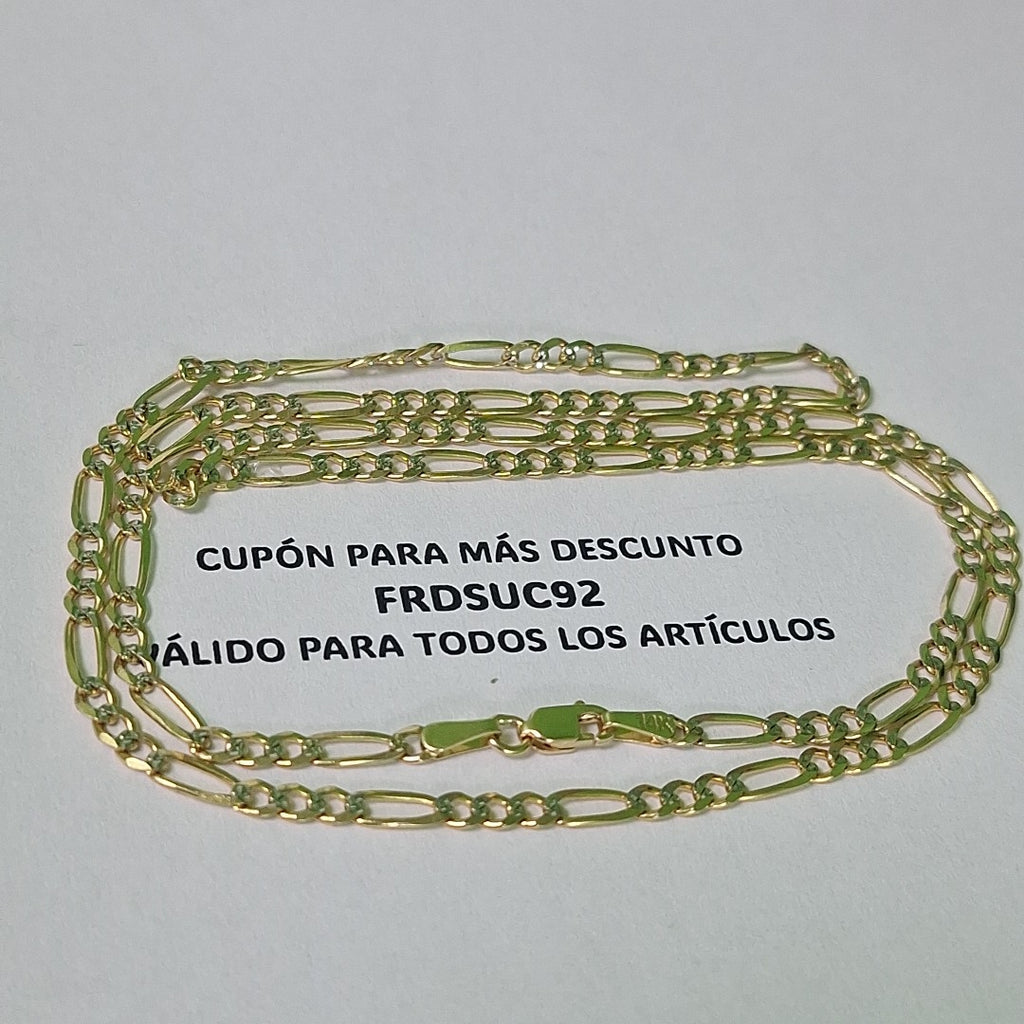 CADENA TEJIDO 3X1 8.3G 55 CM (NUEVO)