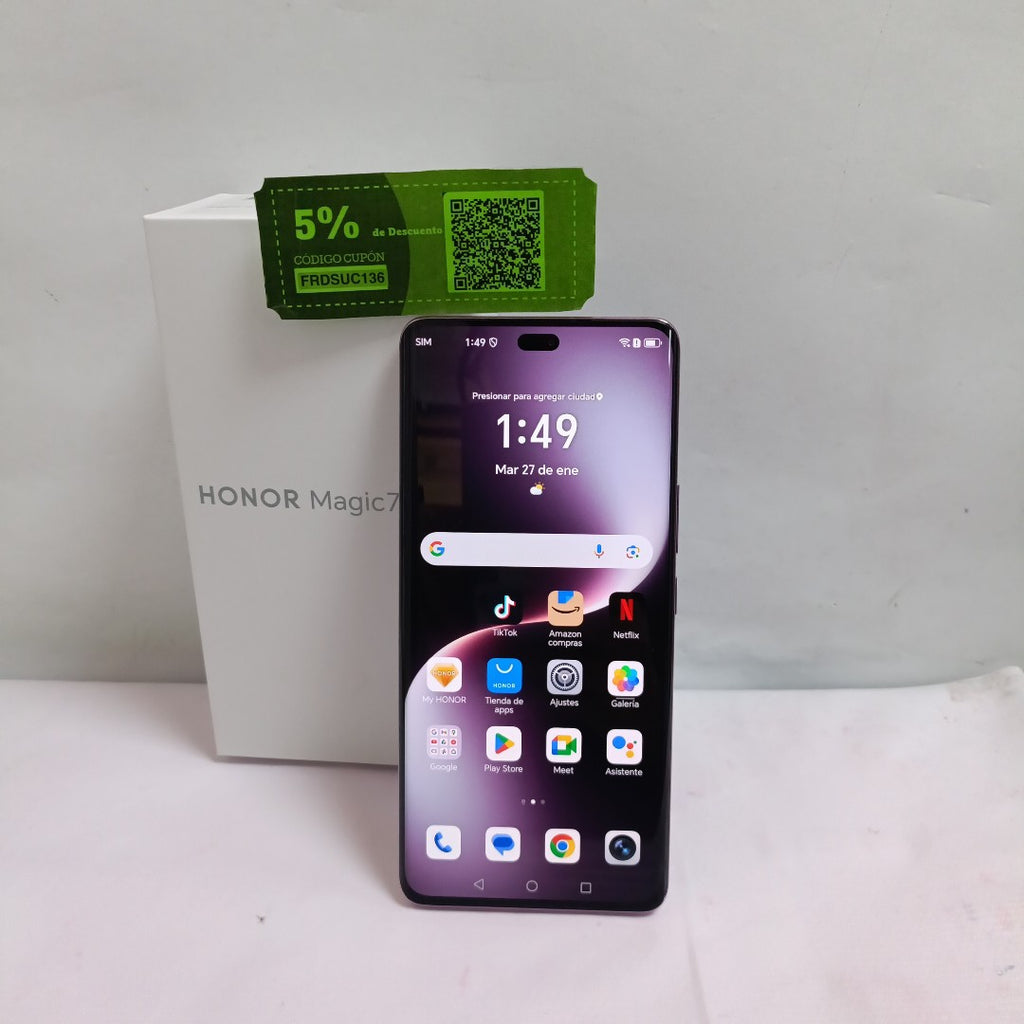 CELULAR HONOR MAGIC 7 LITE BRP-NX3 (2025) 512 GB 8 GB RAM (SEMINUEVO)