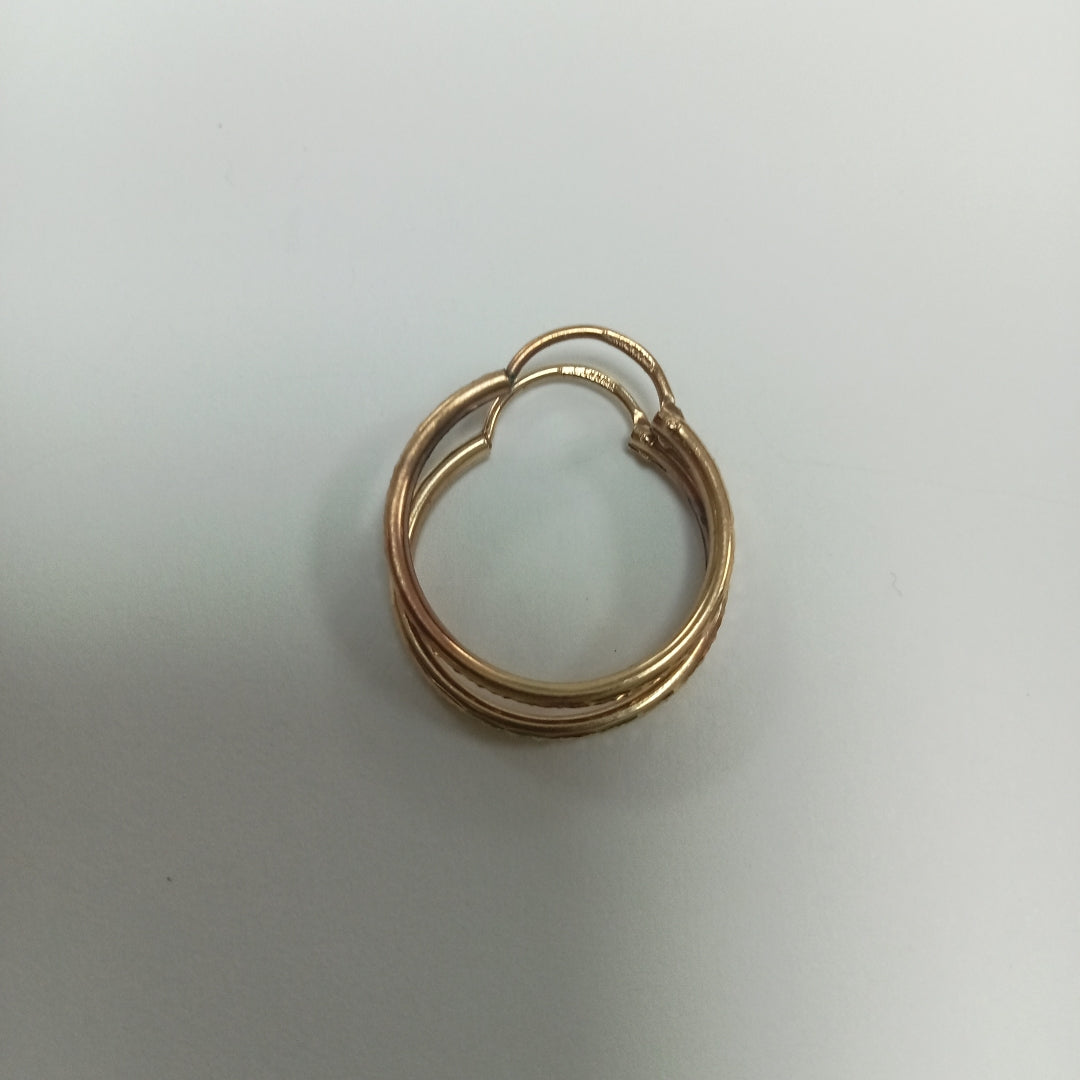 ARRACADAS PAR ORO 10 K 1,30 GRMS (SEMINUEVO)