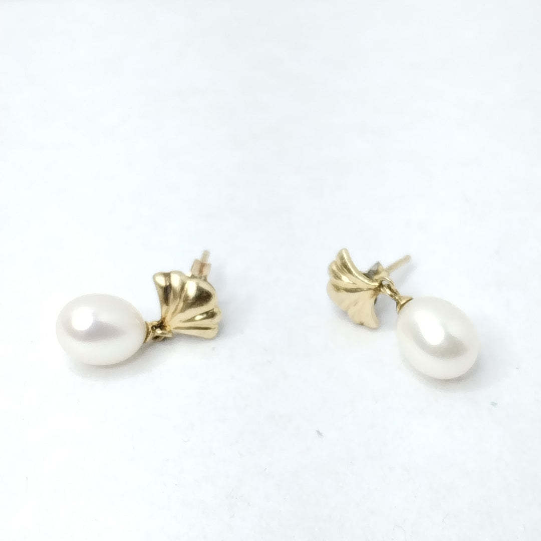 ARETES PAR ORO 14 K 1.6 GRMS (SEMINUEVO)