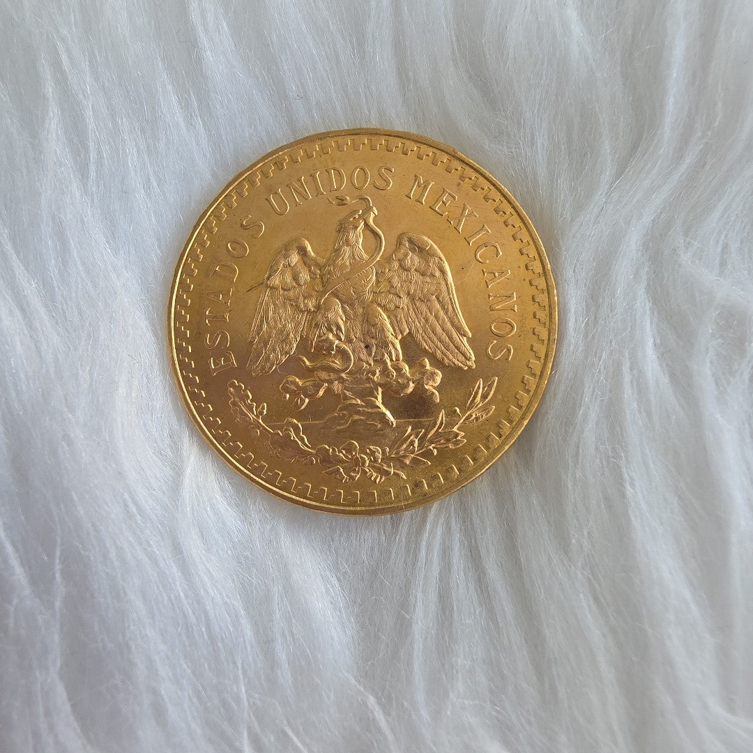 K1 41,60 GRMS 21 K IDENTIFICACIÓN MONEDA NOMINATIVA MONEDAS PESOS 50 PESOS (SEMINUEVO)