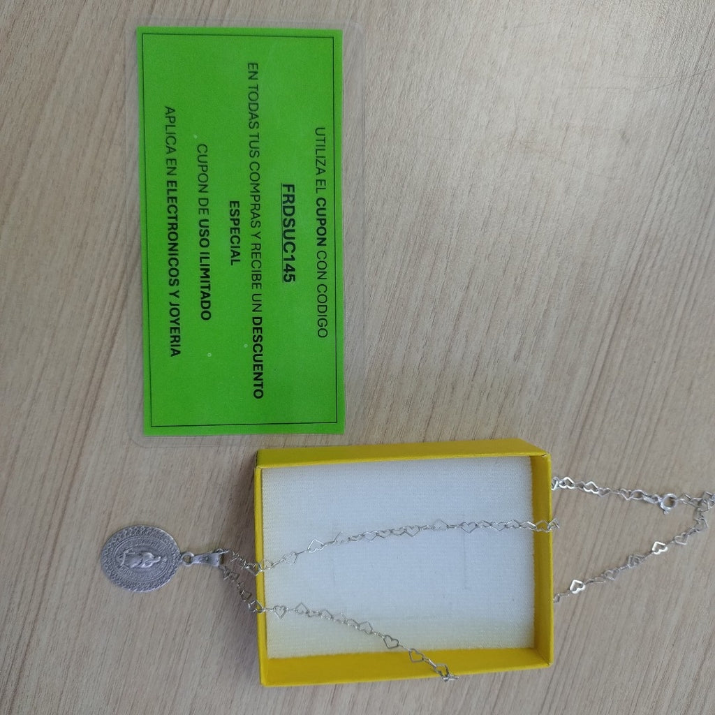 CADENA, DIJE PLATA 7.9 GRMS (SEMINUEVO)